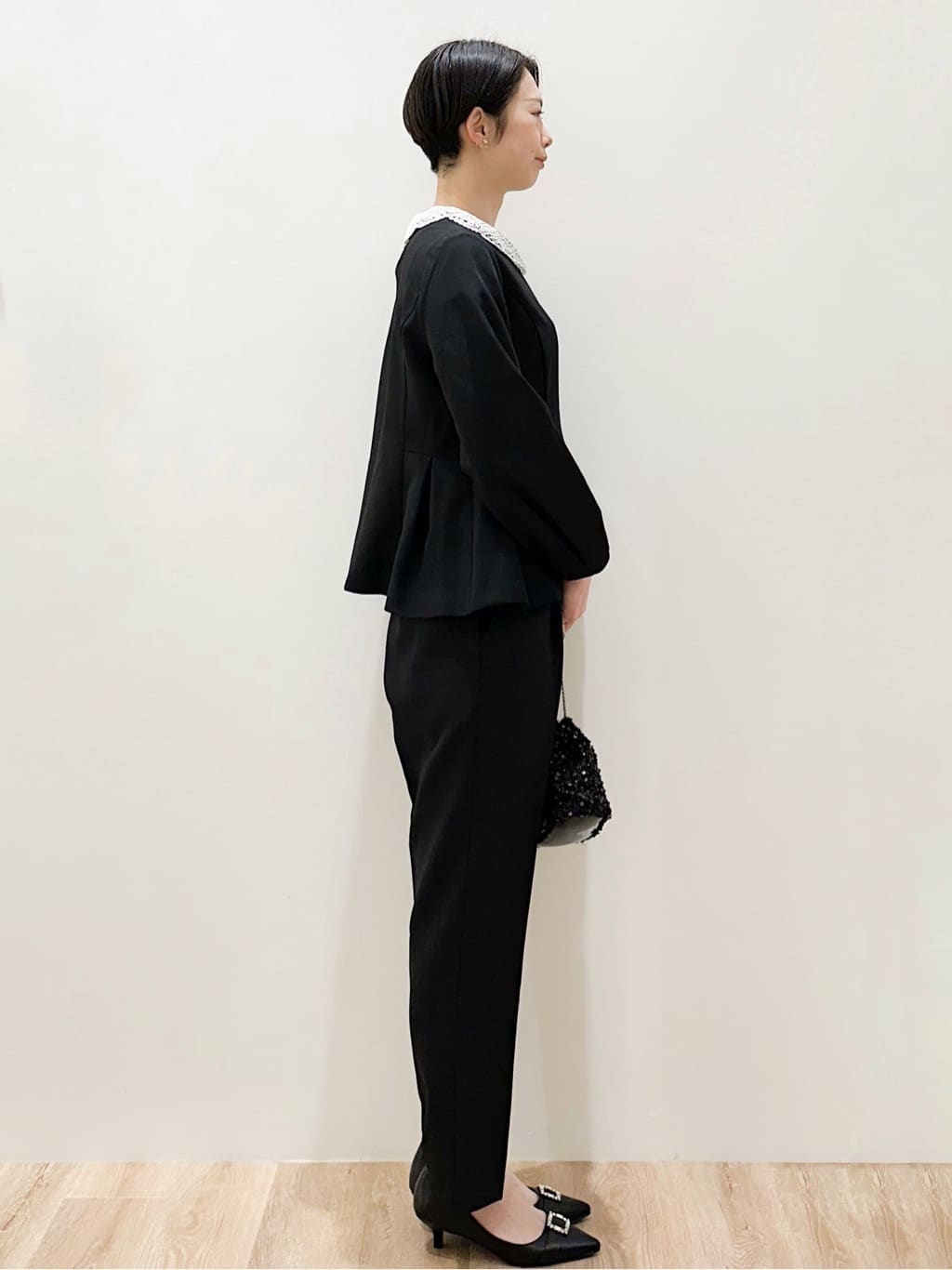 yurieさんの「OPAQUE.CLIP｜華奢ビジューイヤリング」を使ったコーディネート