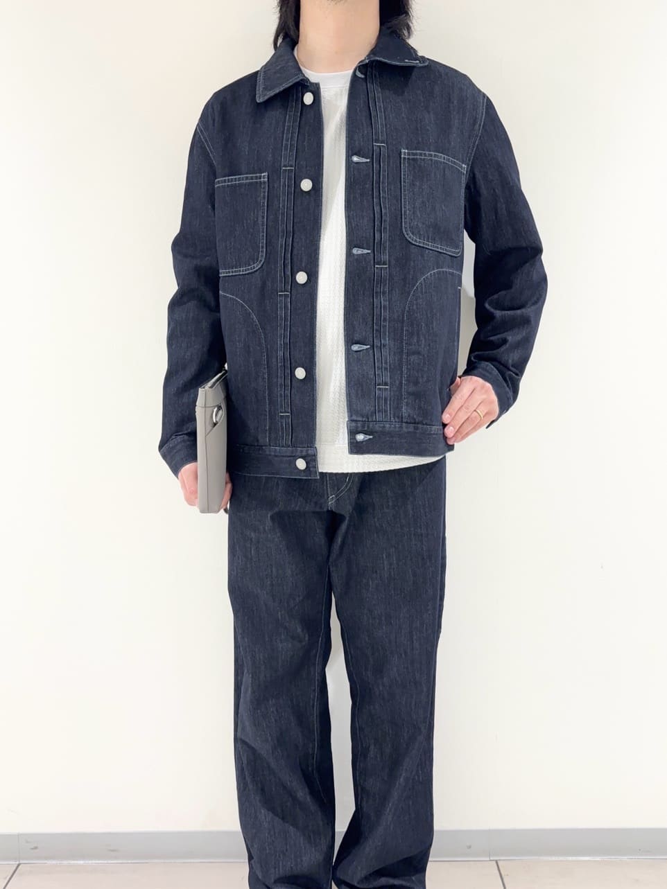 及川さんの「TAKEO KIKUCHI｜【BOWLER HAT LABEL】エクスプローラー Gジャン」を使ったコーディネート