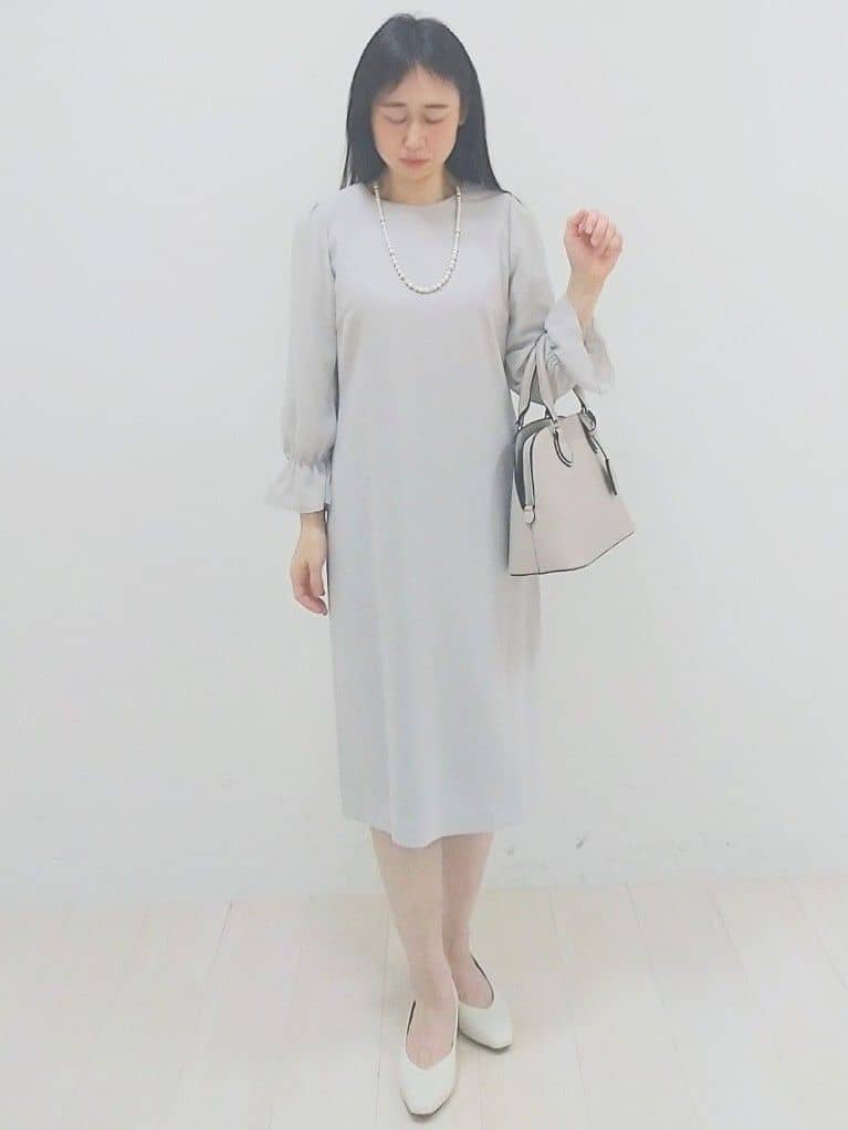 SANAさんの「Reflect｜【フォーマル／入卒／長さ調節可】淡水パールロングネックレス」を使ったコーディネート