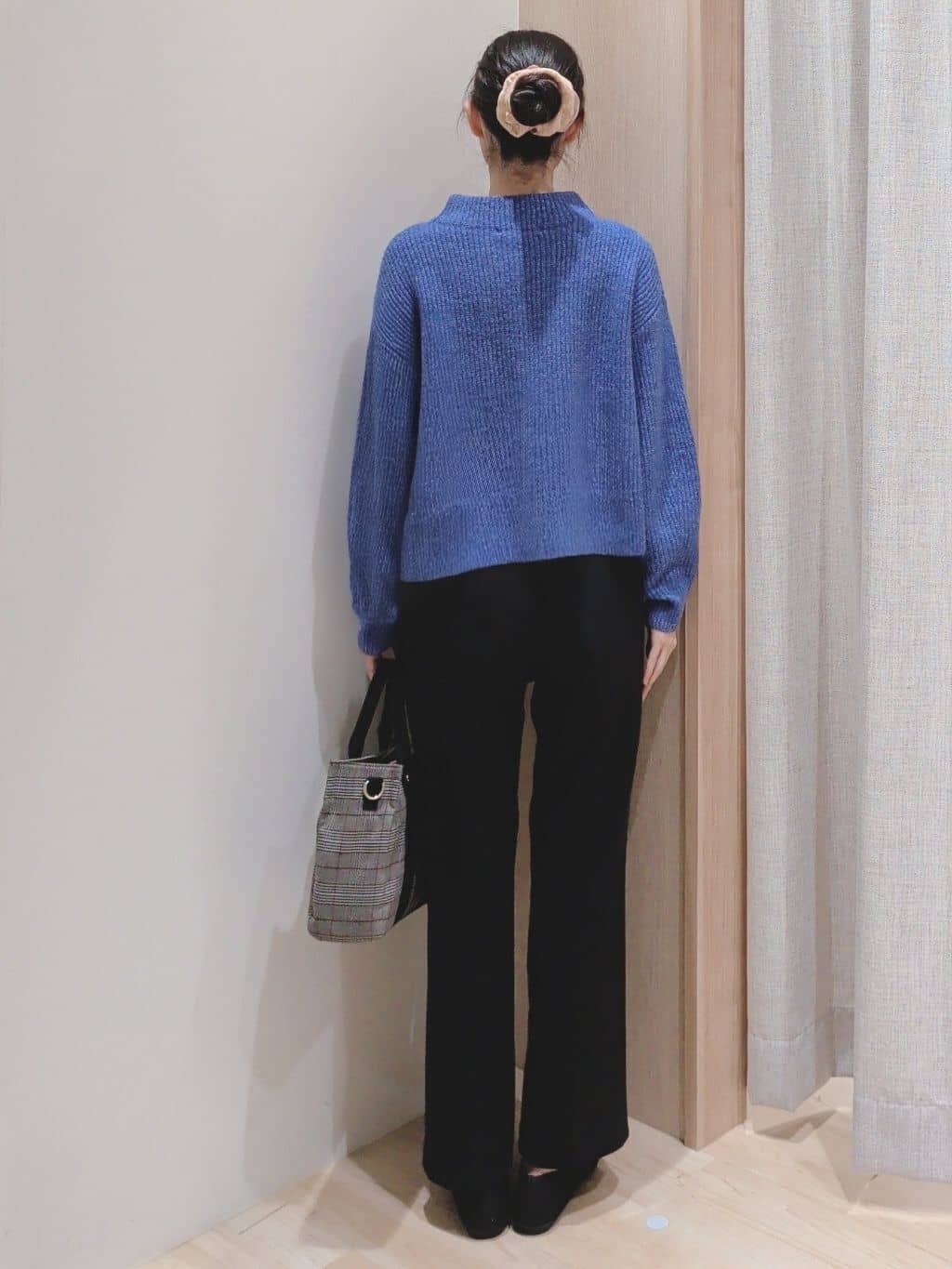 Yuiさんの「grove｜【洗える】ふんわりウール混ボトルネックニット」を使ったコーディネート