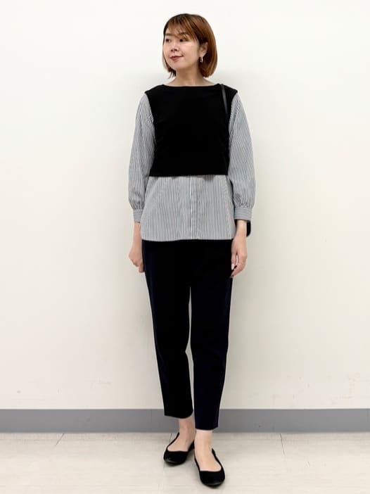 まいこさんの「INDIVI｜【洗える／UVケア】レイヤード風デザイントップス」を使ったコーディネート