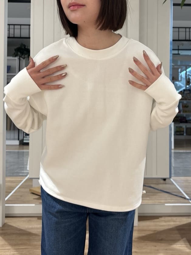 hinakoさんの「Dessin｜【前後2WAY/洗える】ドロストリブカットソー」を使ったコーディネート