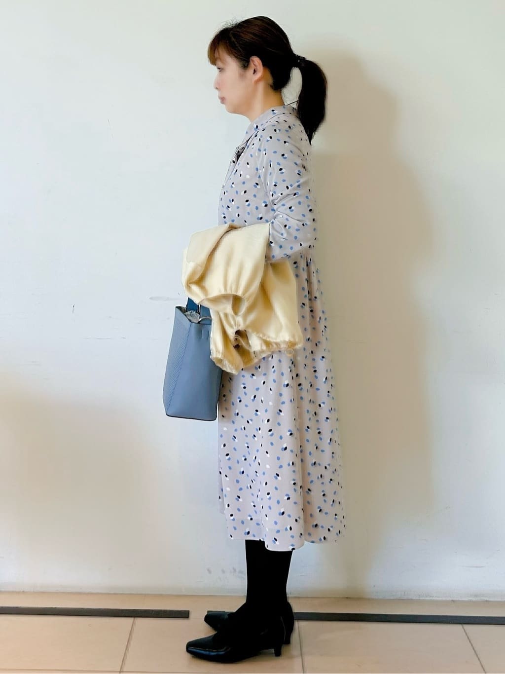 ひーさんの「Reflect｜【ライトアウター／ゆったり羽織れる／気軽な羽織りに◎】ライトブルゾン」を使ったコーディネート