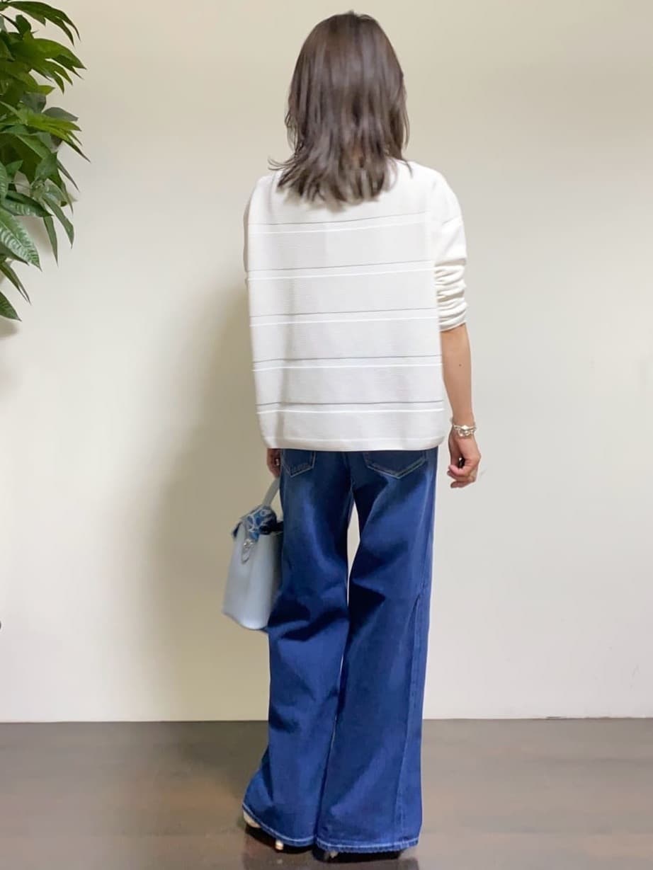 tomoさんの「UNTITLED｜【新色追加/セットアップ可】エアリー ダブルブレストジャケット」を使ったコーディネート