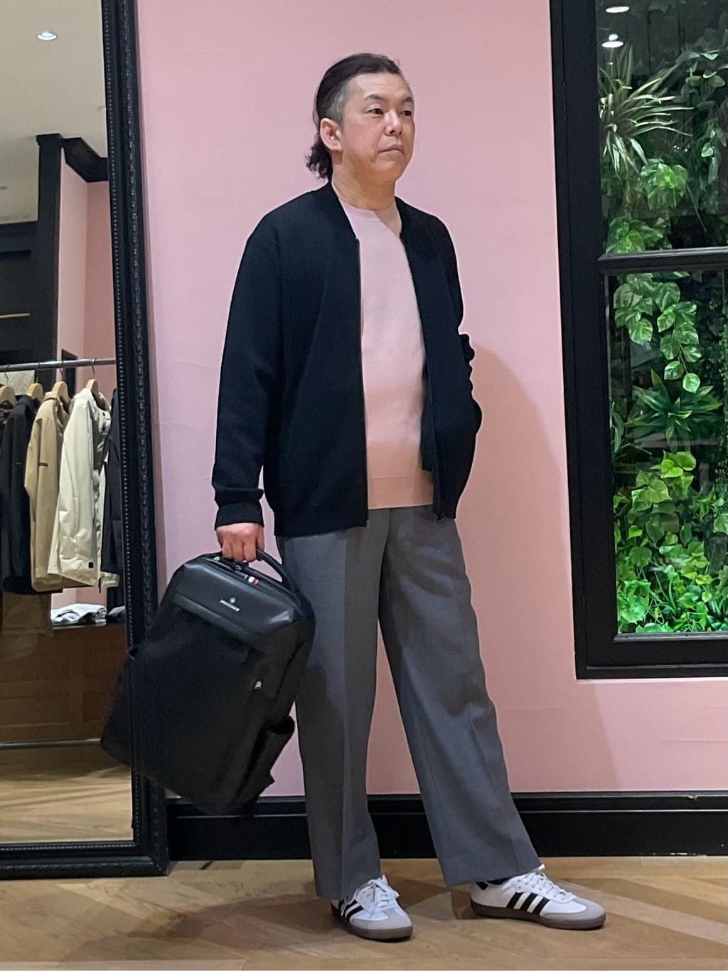 Nagaseさんの「DRESSTERIOR｜◆スプリング ニットブルゾン」を使ったコーディネート