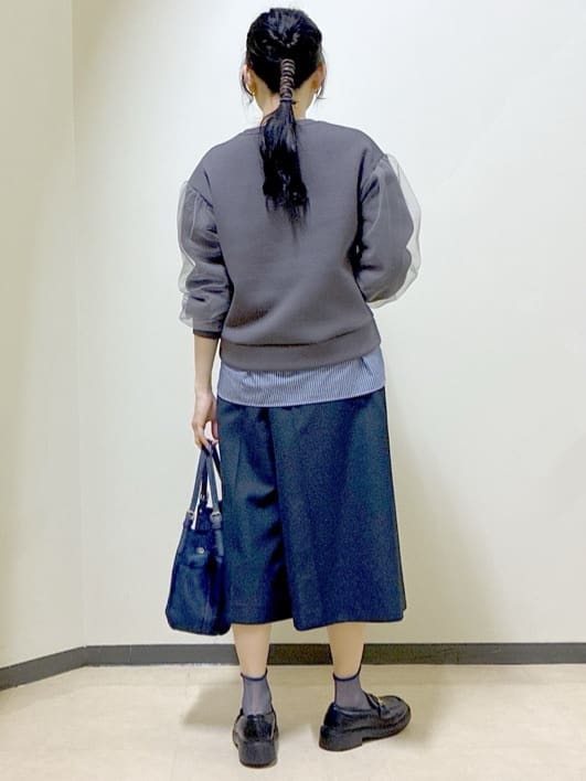 beni_gingerさんの「Reflect｜チュールレイヤードスリーブプルオーバー」を使ったコーディネート