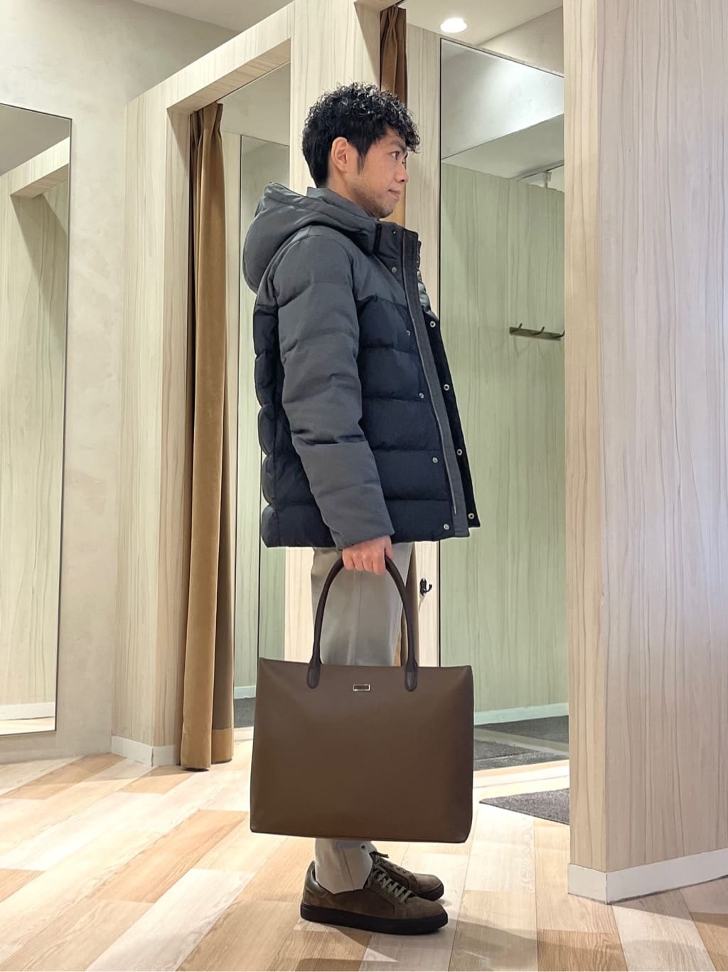 URAさんの「TAKEO KIKUCHI｜ストレッチ テーラードＴシャツ」を使ったコーディネート