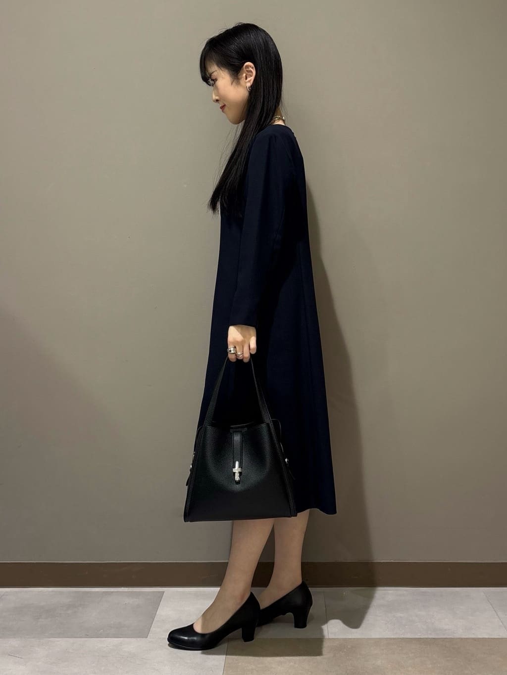 KEIKOさんの「INDIVI｜【洗える／UVケア】ジョーゼットフレアワンピース」を使ったコーディネート