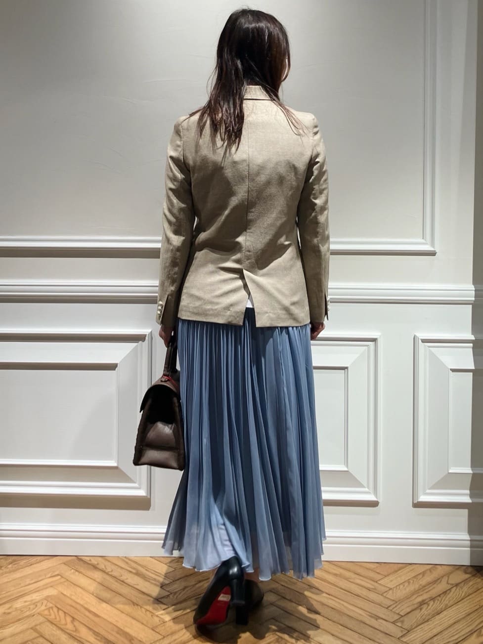 TSUKUIさんの「DRESSTERIOR｜【セットアップ可】リネンブレンドダブルブレストジャケット」を使ったコーディネート