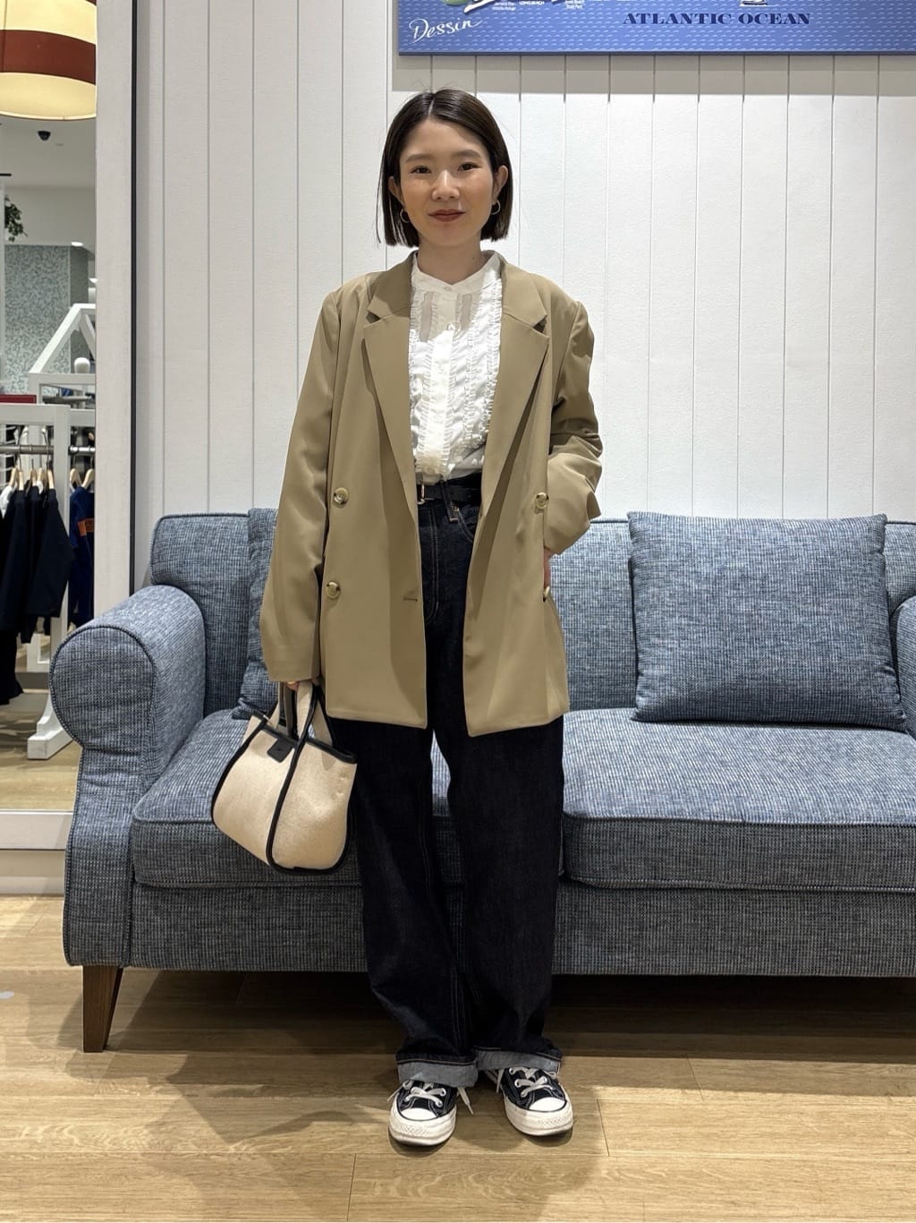 risaさんの「Dessin｜【入卒/セレモニー/お仕事/セットアップ可能】ダブルジャケット」を使ったコーディネート