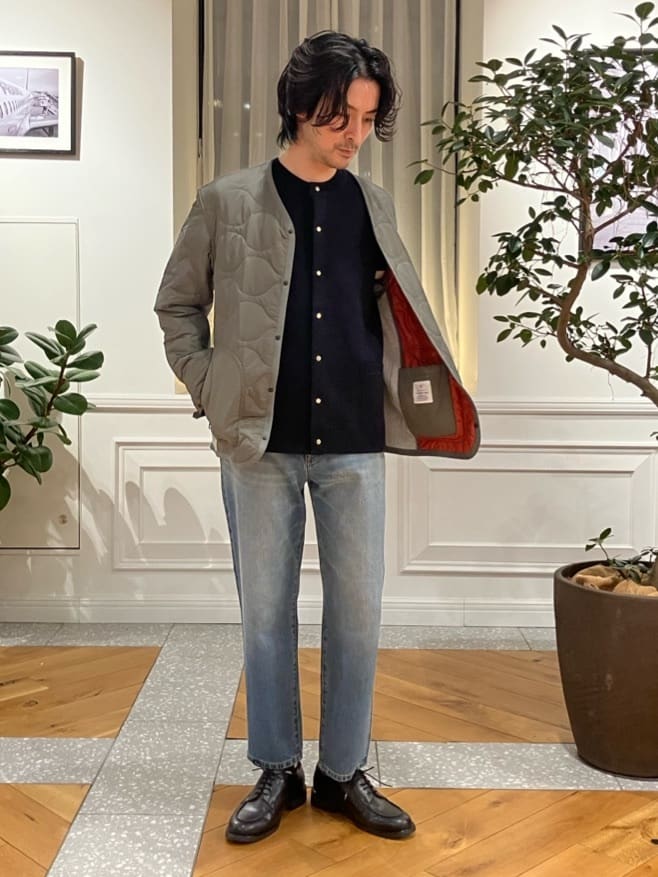 junyaさんの「DRESSTERIOR｜◆キルティング ライナージャケット」を使ったコーディネート