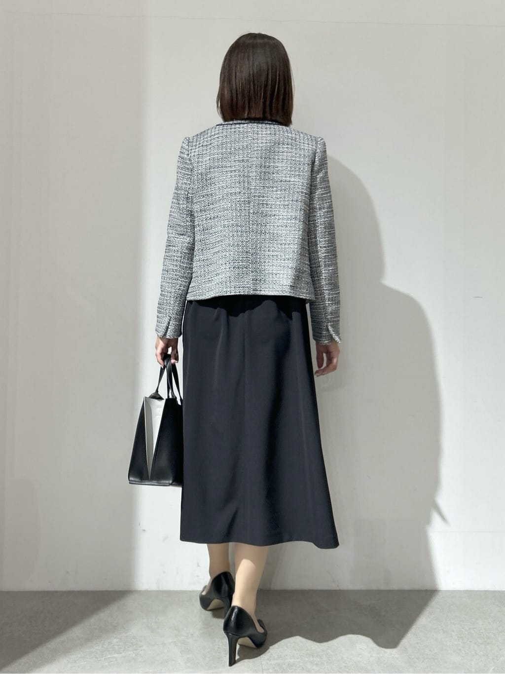 NAKAさんの「OPAQUE.CLIP｜《通勤対応》 コットンツイードジャケット」を使ったコーディネート