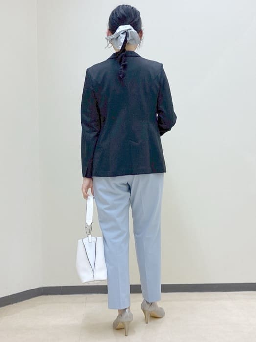  beni_gingerさんの「Reflect｜【インナーにおすすめ◎】クルーネックストレッチリブトップス」を使ったコーディネート