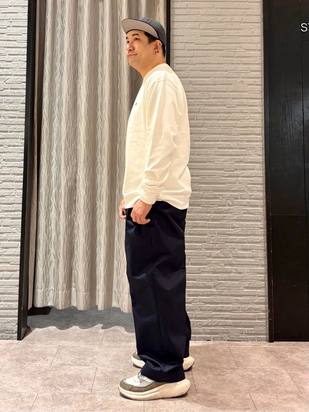 Pーyamaさんの「THE SHOP TK｜【POLO BCS 別注】 アソート長袖シャツ ストライプ／グレー／デニム」を使ったコーディネート