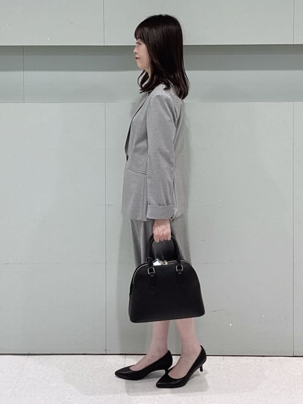 makiさんの「UNTITLED｜【UV/接触冷感/スーツ】ジャージテーラードジャケット」を使ったコーディネート