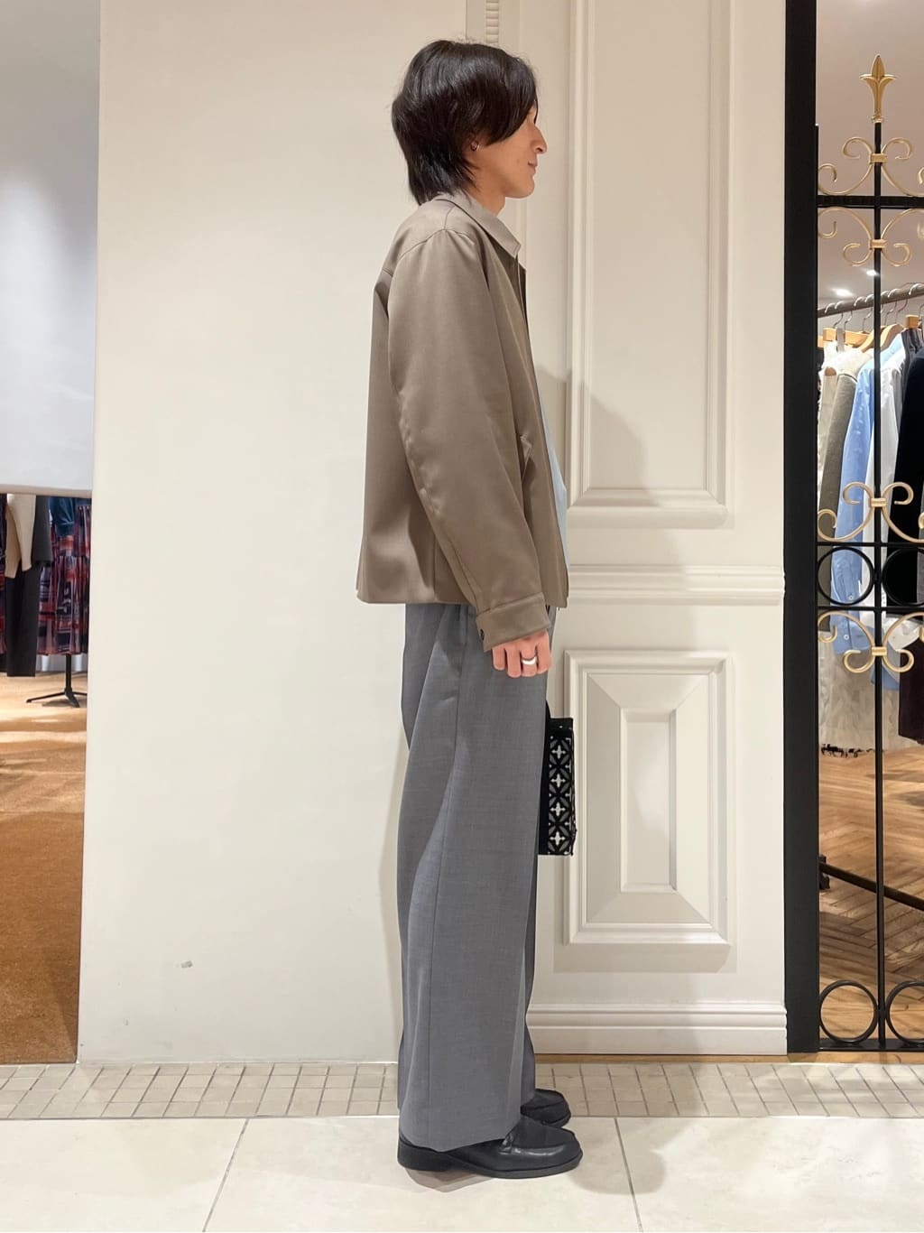 Watanabeさんの「DRESSTERIOR｜【ウォッシャブル】ウールハリントン ジャケット」を使ったコーディネート