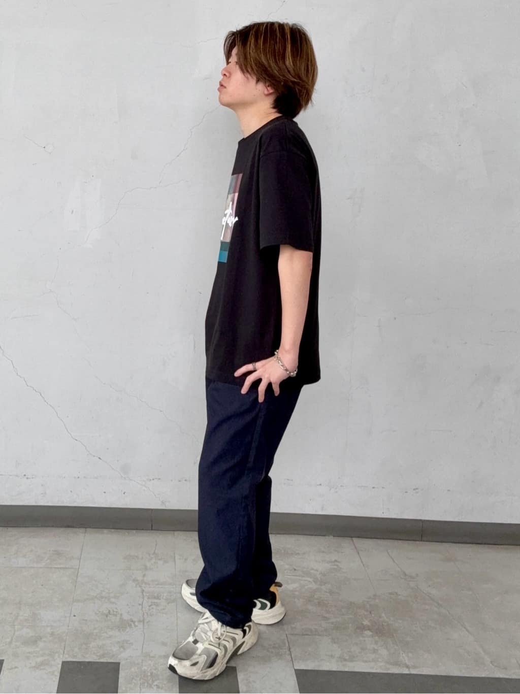 そうごさんの「THE SHOP TK｜コード刺繍 半袖Tシャツ 洗濯機OK」を使ったコーディネート
