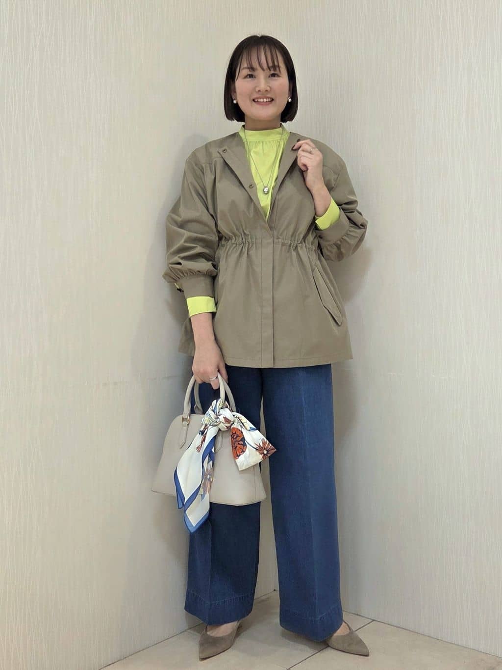 naokoさんの「UNTITLED｜◆【はっ水】ライトコットンミリタリーコート」を使ったコーディネート