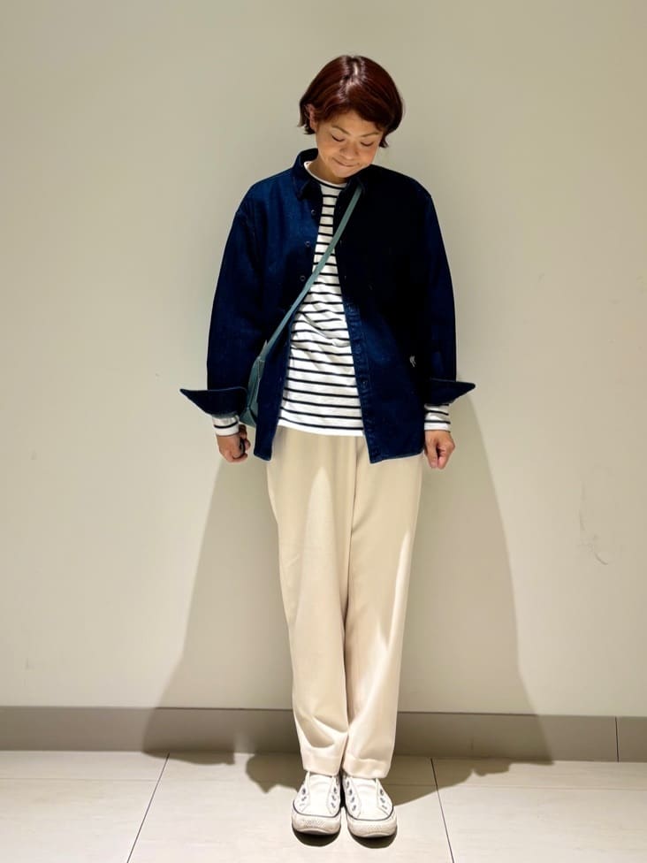 Haruさんの「Dessin｜【ユニセックス/洗える】10OZデニムシャツ」を使ったコーディネート