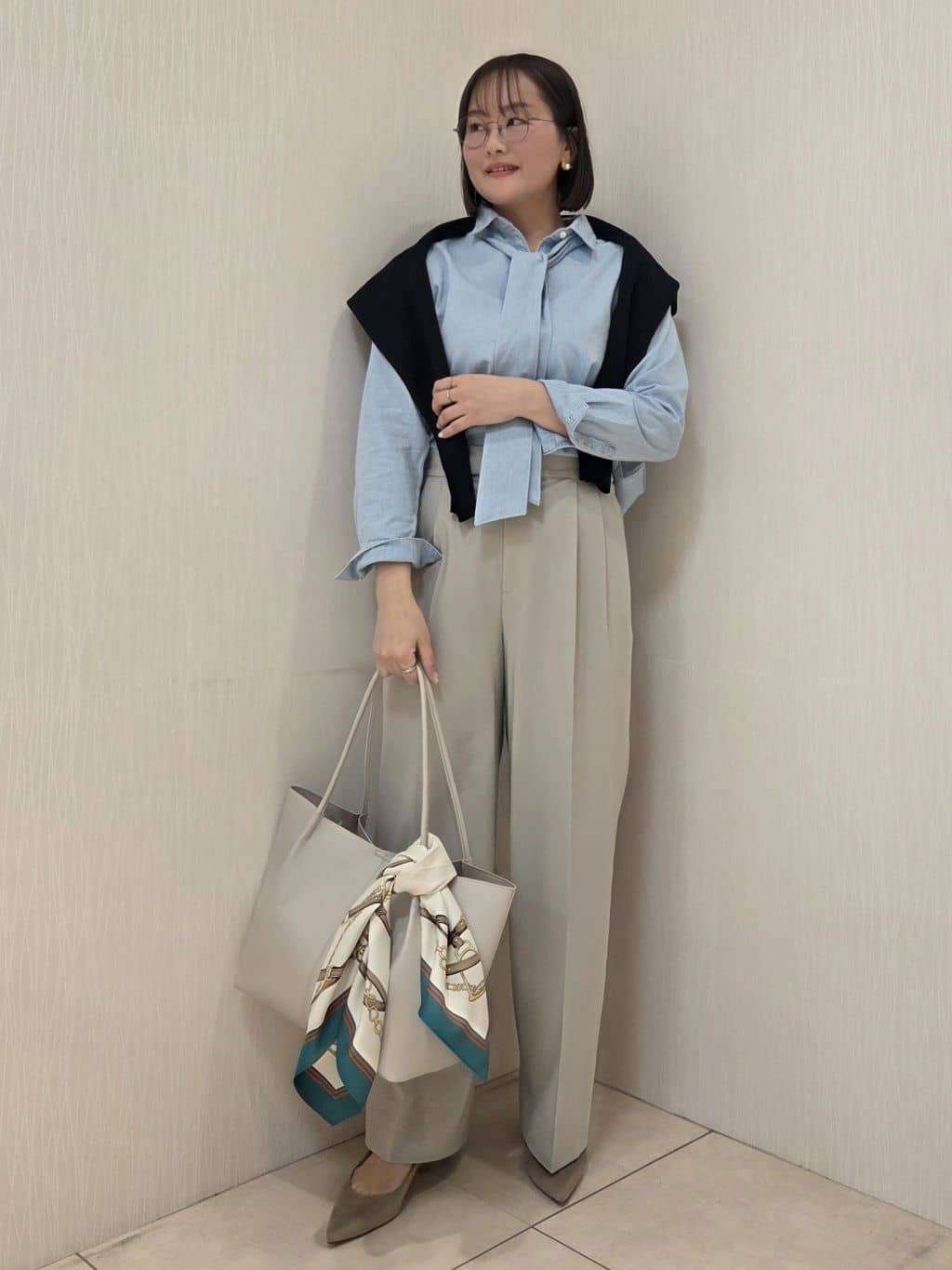 naokoさんの「UNTITLED｜【洗える】ミラノリブニット」を使ったコーディネート