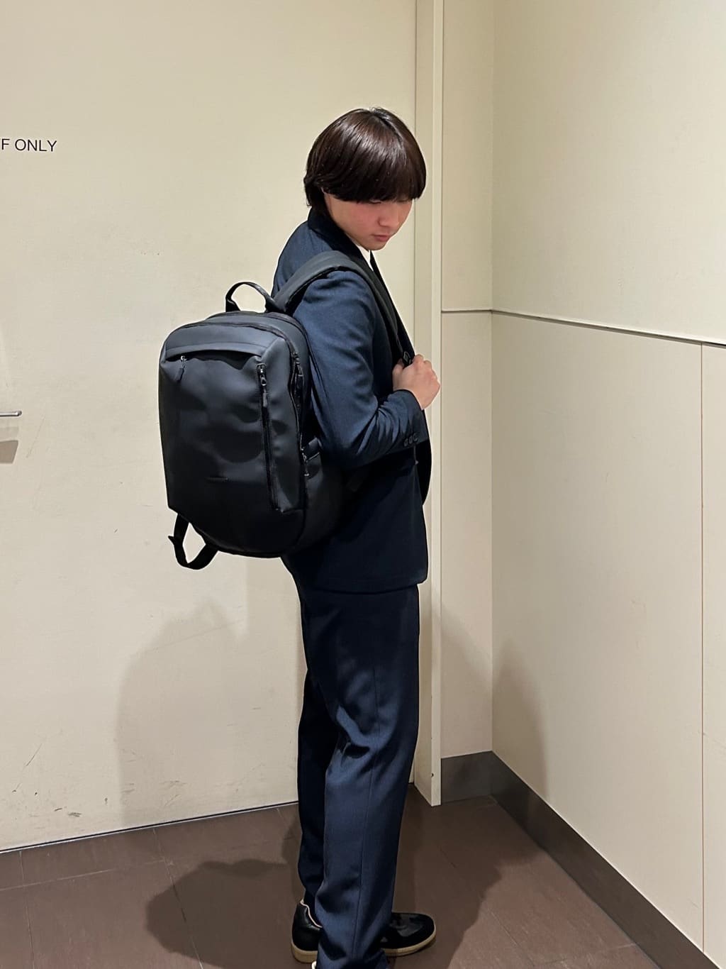 しげちゃんさんの「tk.TAKEO KIKUCHI｜【365日対応】PINHEADシングルセットアップ/上下2点セット/ONOFF兼用/ストレッチ/洗え」を使ったコーディネート