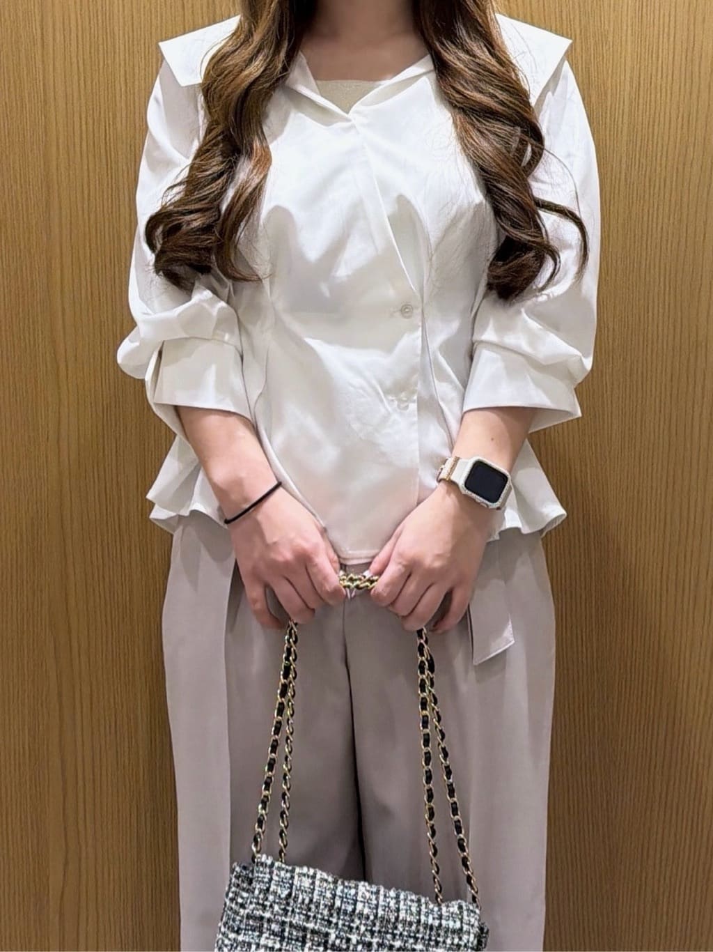 aiさんの「index｜カシュクールタックシャツ【洗濯機OK／ストレッチ】」を使ったコーディネート