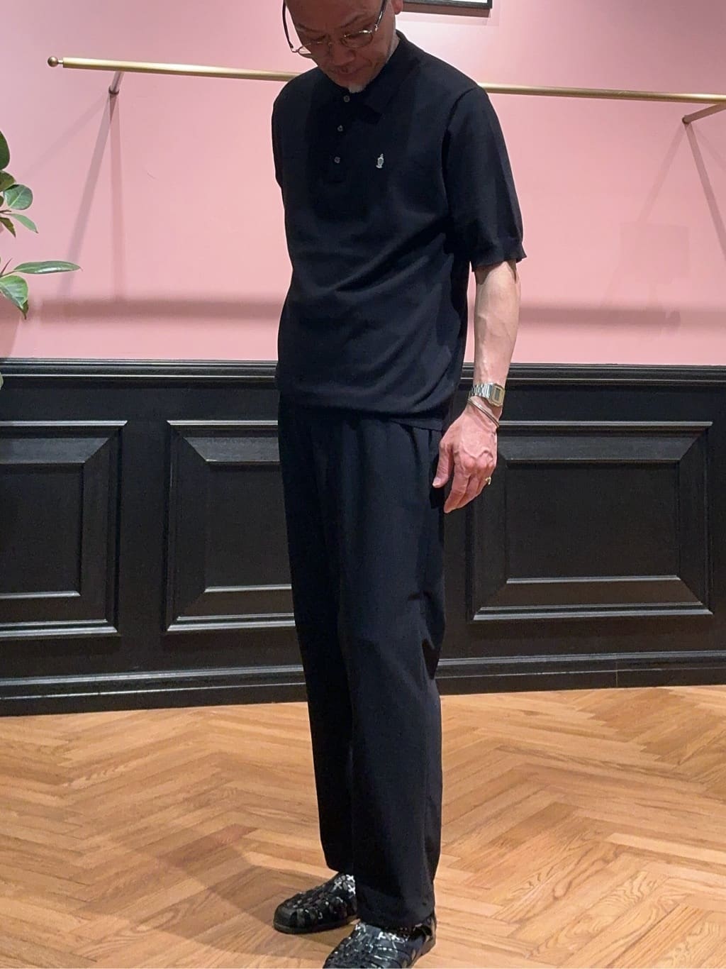 torigoeさんの「DRESSTERIOR｜【ウォッシャブル】コットンシルク混 ニットポロシャツ」を使ったコーディネート