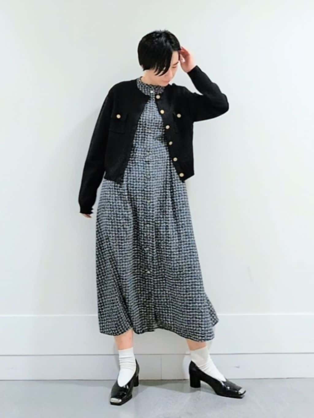 ミズタさんの「UNTITLED｜【洗える/ジャケット風】ミラノリブカーディガン」を使ったコーディネート