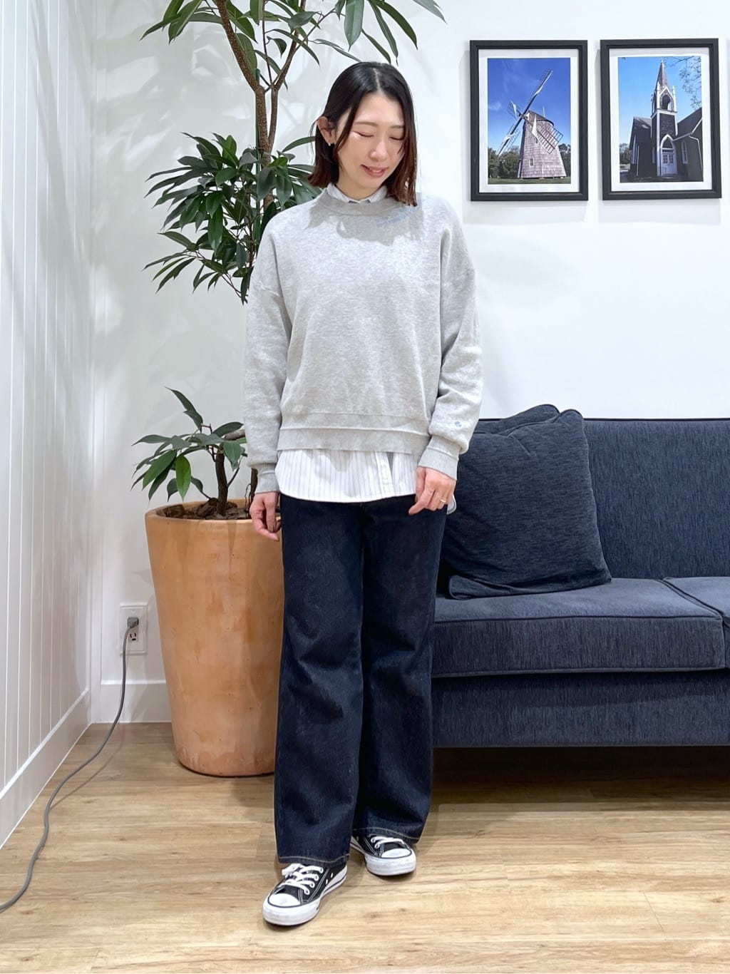 canaさんの「Dessin｜【洗える】フードトレンチコート」を使ったコーディネート