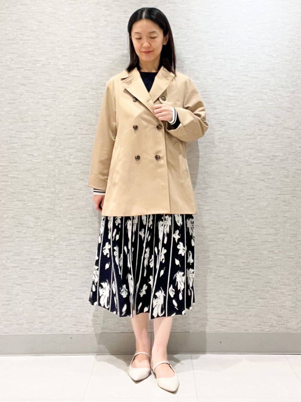 marikoさんの「Reflect｜【オン・オフ着回しやすい◎】ダブルブレストジャケット」を使ったコーディネート