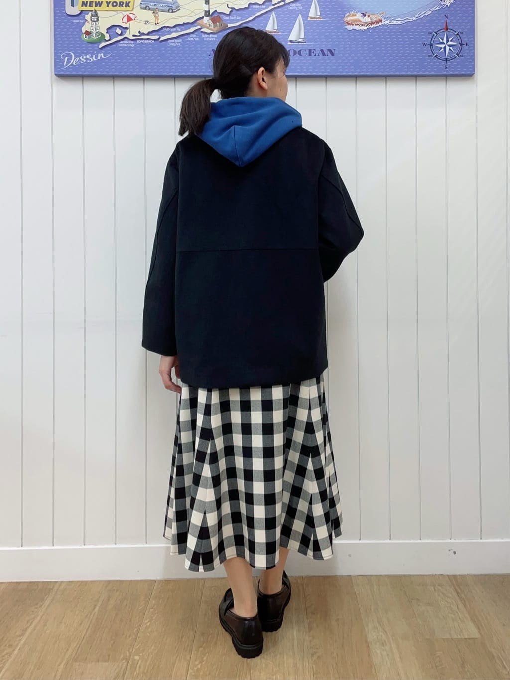 Mayaさんの「Dessin｜【360度可愛い・洗える】バックヘンリーカットソー」を使ったコーディネート