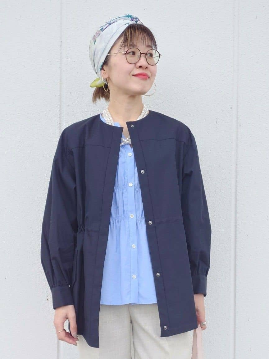 MUTSUKOさんの「UNTITLED｜◆【はっ水】ライトコットンミリタリーコート」を使ったコーディネート