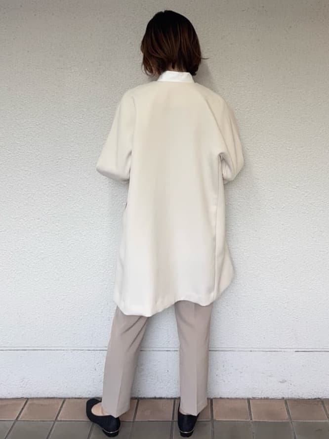 risaさんの「OPAQUE.CLIP｜《通勤対応》ボウタイシャツブラウス【洗濯機OK】」を使ったコーディネート