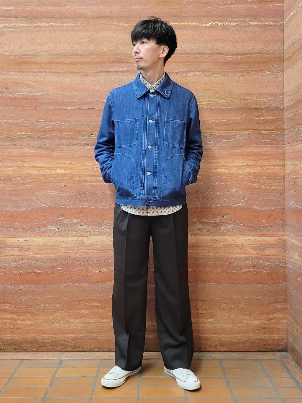 piroyaさんの「TAKEO KIKUCHI｜【BOWLER HAT LABEL】エクスプローラー Gジャン」を使ったコーディネート