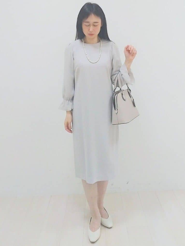 SANAさんの「Reflect｜【フォーマル／入卒／長さ調節可】淡水パールロングネックレス」を使ったコーディネート