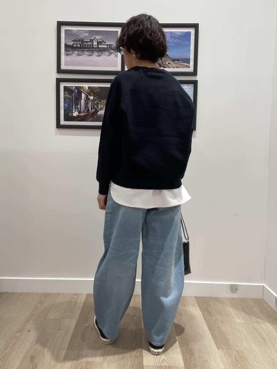 Naoさんの「Dessin｜【洗える】スウェットライクニット」を使ったコーディネート
