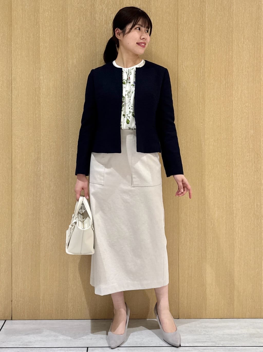 nanaさんの「UNTITLED｜【花柄/洗える】ボタニカルブラウス」を使ったコーディネート