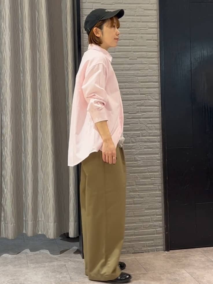 ga_riさんの「THE SHOP TK｜【POLO BCS 別注】ストライプOXシャツ」を使ったコーディネート