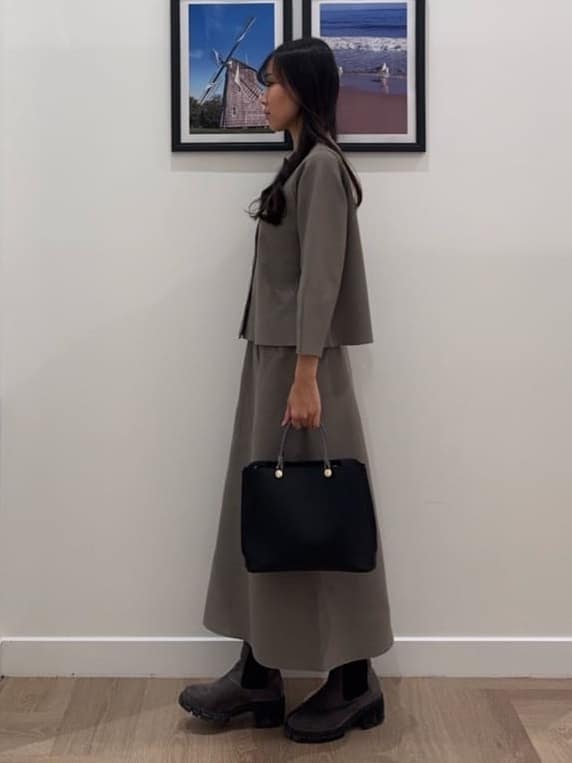 NOZOMIさんの「Dessin｜【入卒/セレモニー/単品使い2WAY可能】ニットセットアップ」を使ったコーディネート