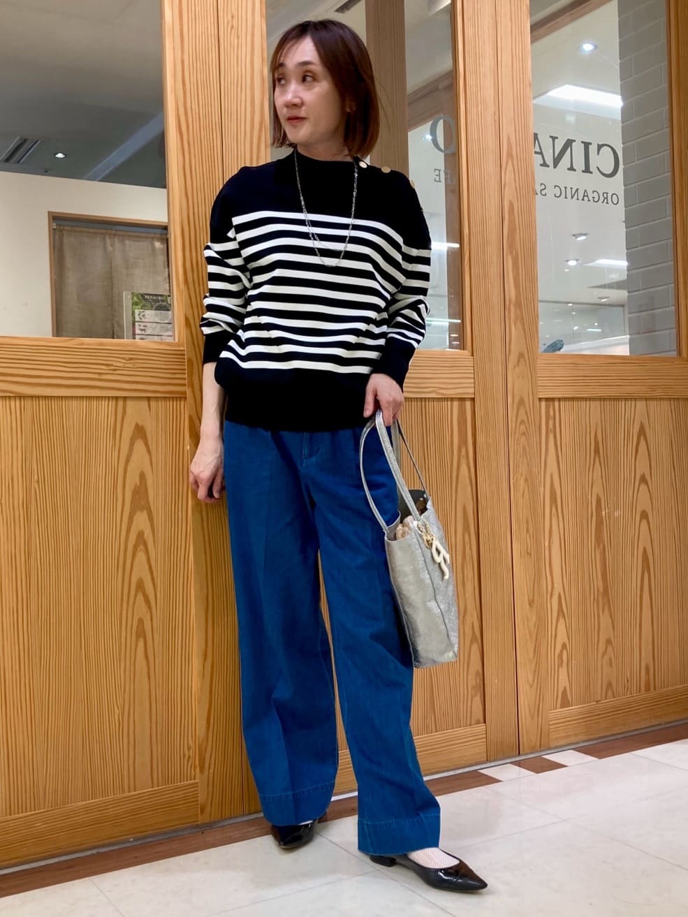 ゆうさんの「UNTITLED｜【洗える】ミラノリブニット」を使ったコーディネート