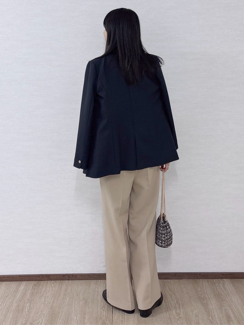 sachikoさんの「OPAQUE.CLIP｜金ボタンダブルブレストテーラードジャケット／セットアップ対応【洗える】」を使ったコーディネート