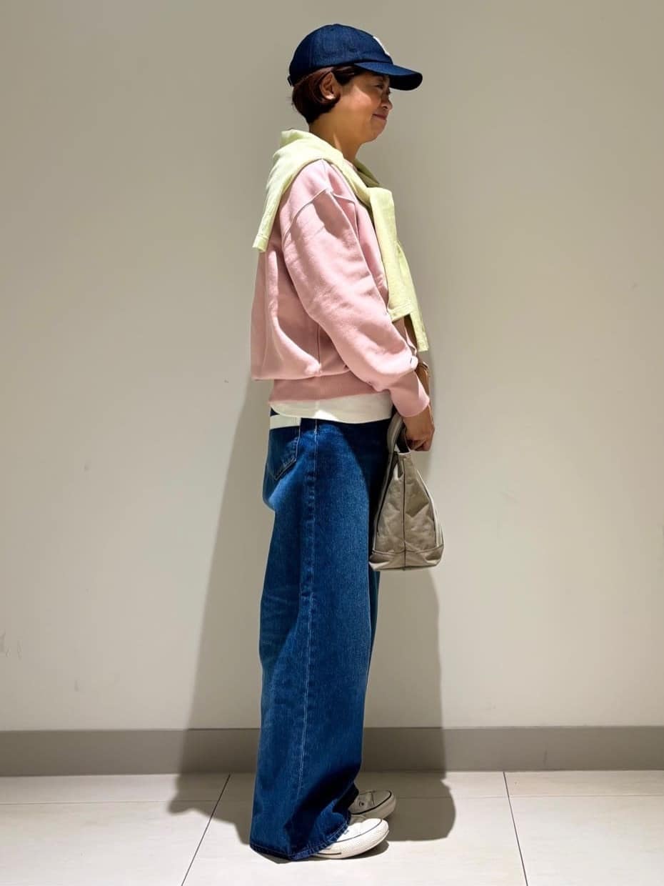 Haruさんの「Dessin｜【ユニセックス/洗える】ワイドシルエット12OZデニム」を使ったコーディネート