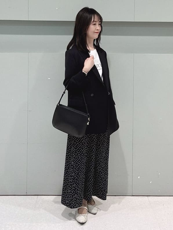 makiさんの「UNTITLED｜◆【洗える/ストレッチ性】ダブルブレストジャケット」を使ったコーディネート