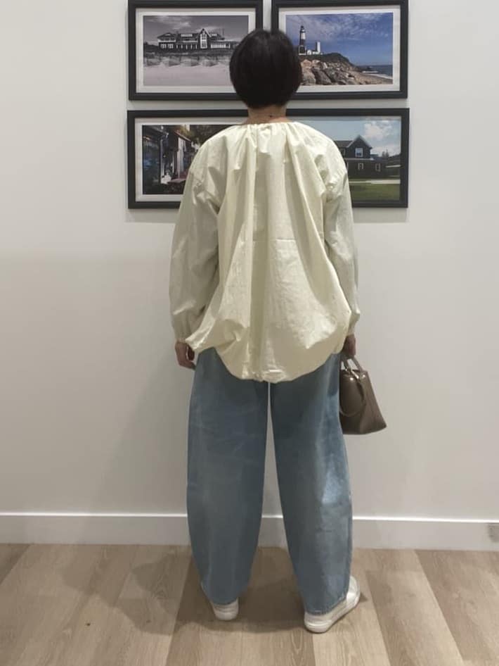 Naoさんの「Dessin｜【洗える】ボートネックリブニット」を使ったコーディネート