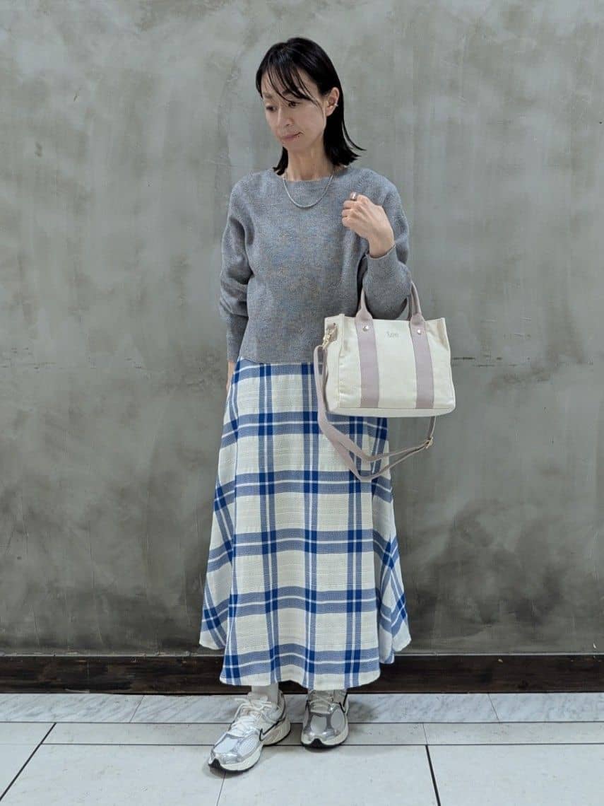 shioさんの「grove｜毎日着たくなる、もちもち畦編みニット」を使ったコーディネート