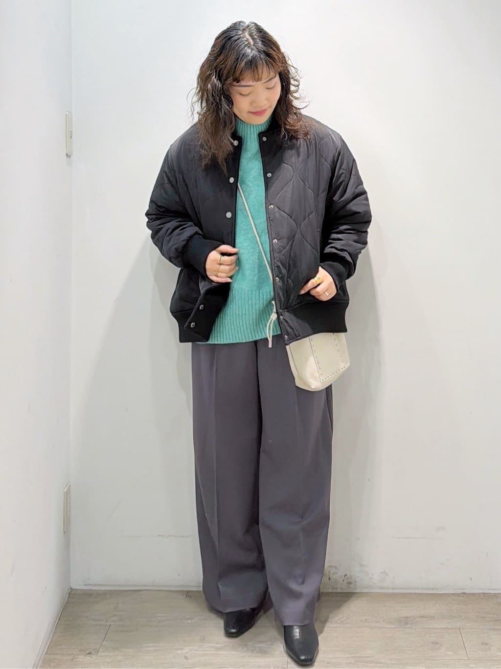 sumicaさんの「OPAQUE.CLIP｜《リバーシブル》キルティングブルゾン」を使ったコーディネート