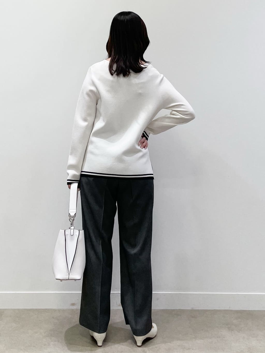 yukariさんの「Reflect｜【セットアップ可】ダブルジャカードニットプルオーバー」を使ったコーディネート