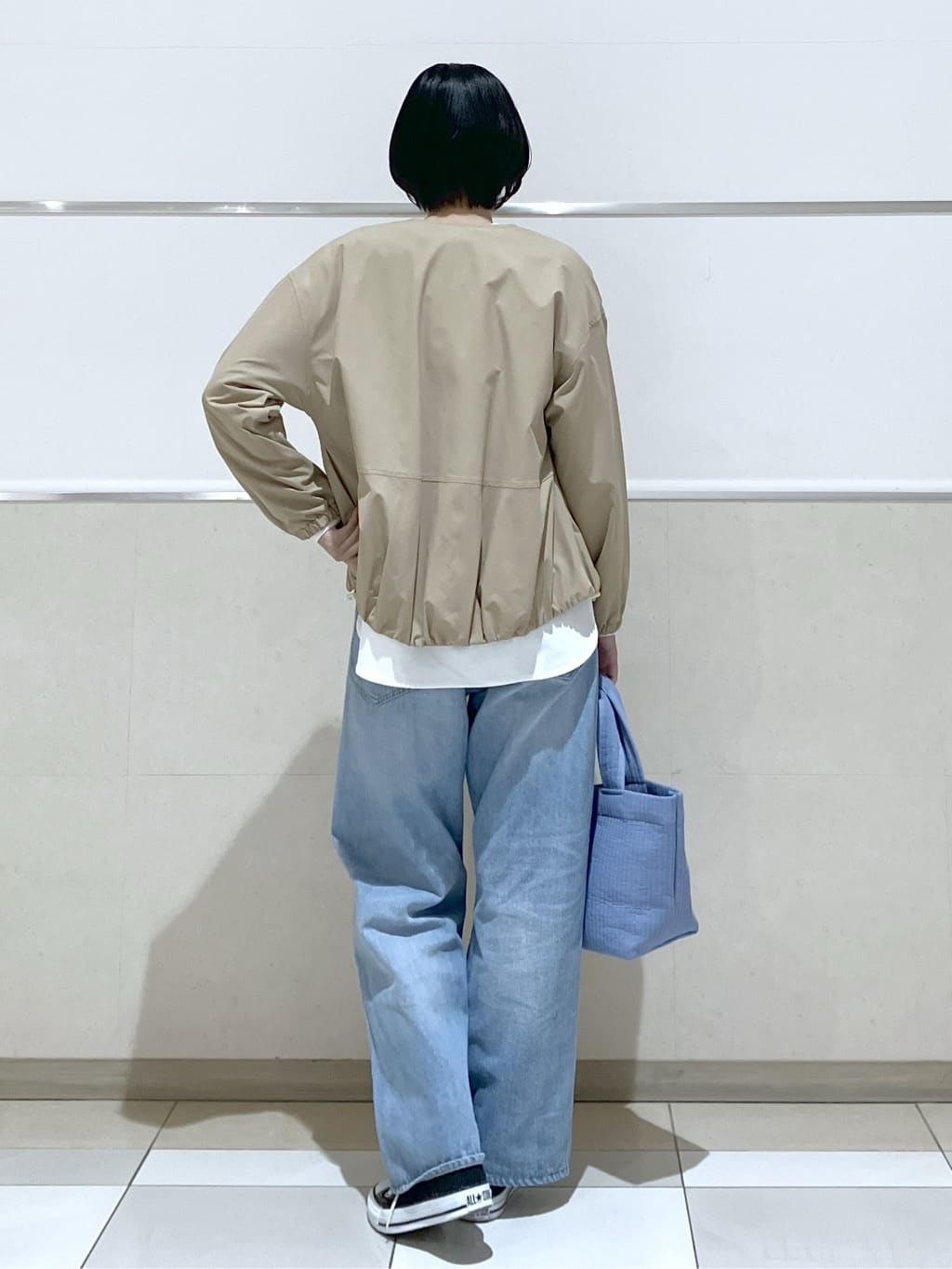 eriko さんの「Dessin｜【前後2WAY/洗える】ドロストリブカットソー」を使ったコーディネート