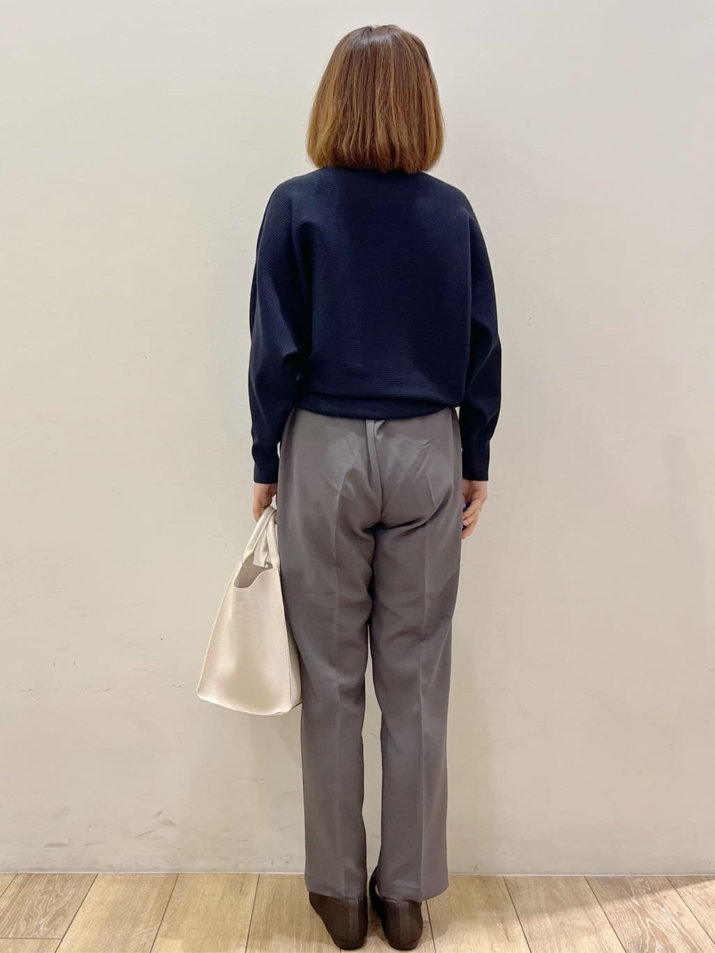 kcさんの「OPAQUE.CLIP｜ドルマンリブニット【洗濯機OK／抗ピル】《5col》」を使ったコーディネート