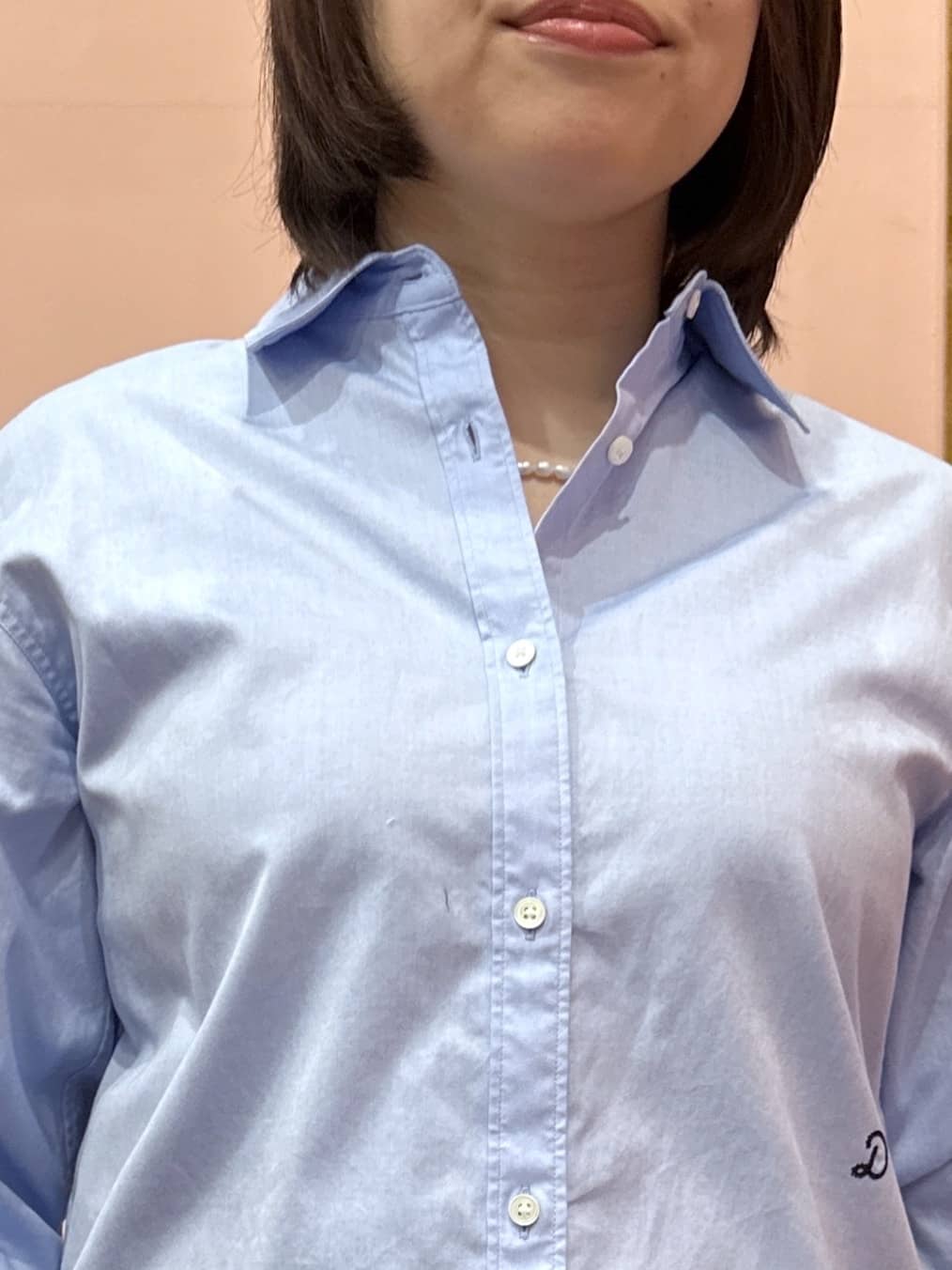 komatsuさんの「DRESSTERIOR｜【ウォッシャブル/ウエストゴム】コットンエンブロイダリー イージーパンツ」を使ったコーディネート